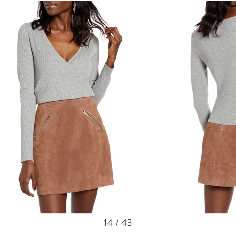 Leith Rib Wrap Sweater
